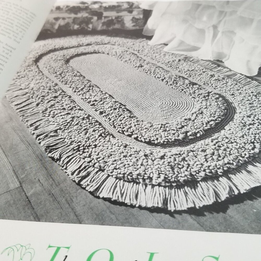 Star Rug Book 1952 Crocheted Rugs Star Rug Book 93 American Thread Company - Picture 7 of 11